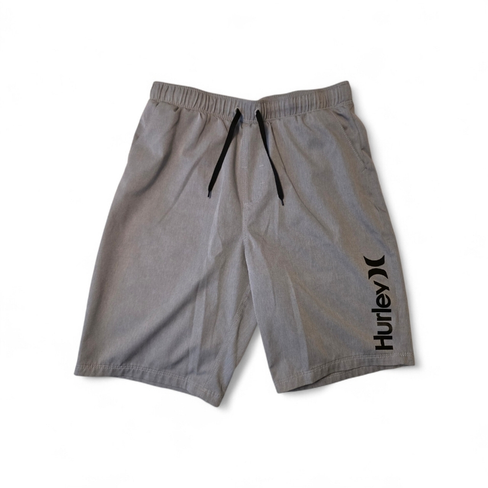 Hurley Gray Athletic Shorts Size 14/16 Youth (Fits Men’s XS/S)